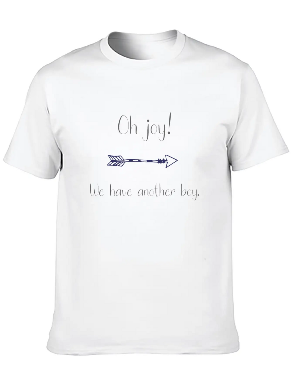 Oh Joy Arrow Stylish Everyday T-Shirt – Unisex Basic Cotton Tee