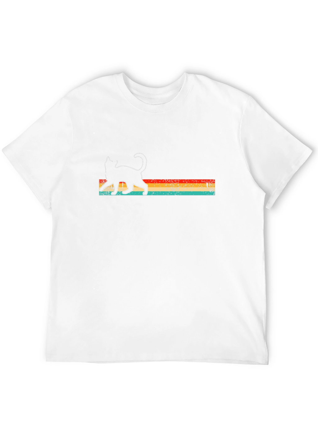 Retro Cat Silhouette T-Shirt