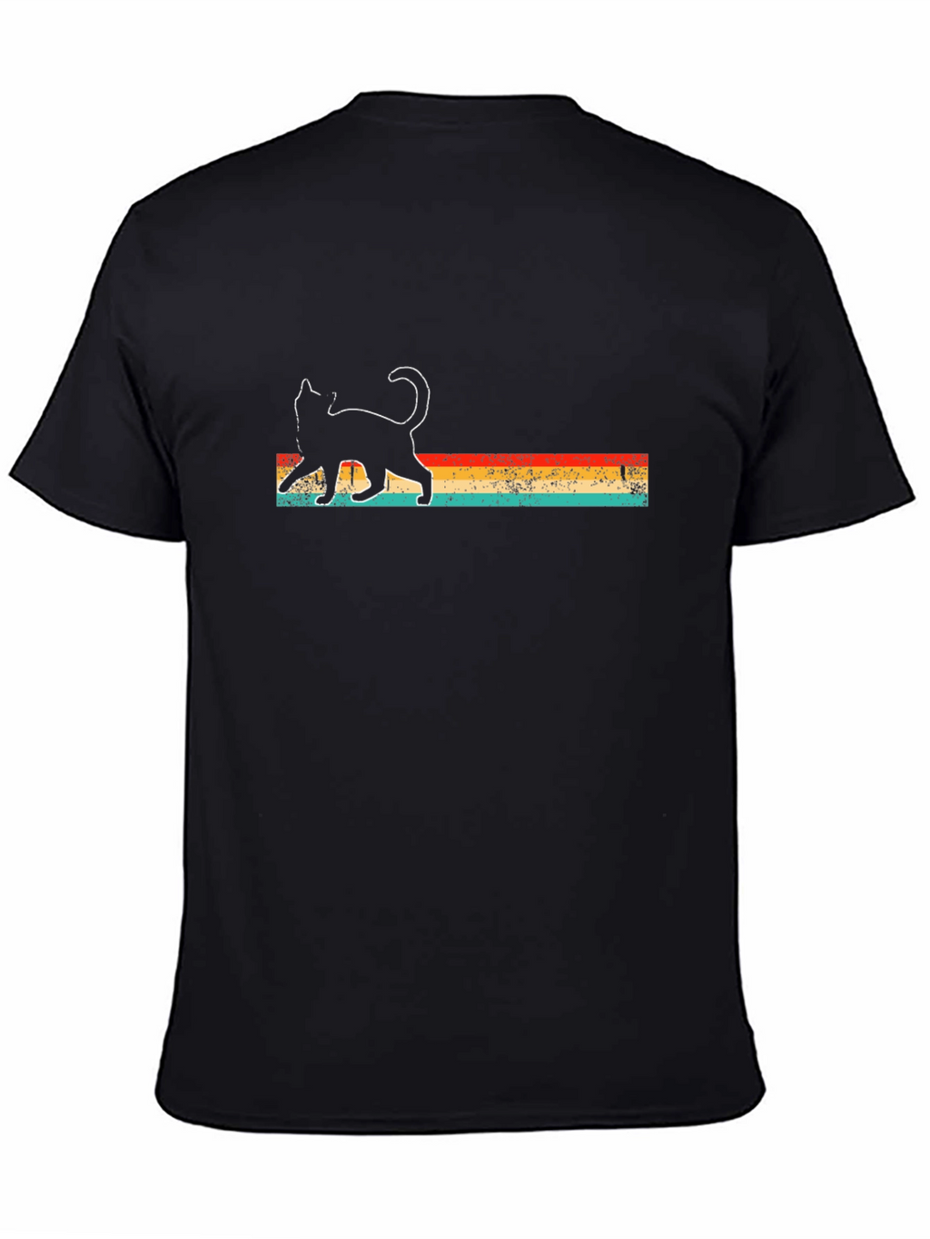 Retro Cat Silhouette T-Shirt
