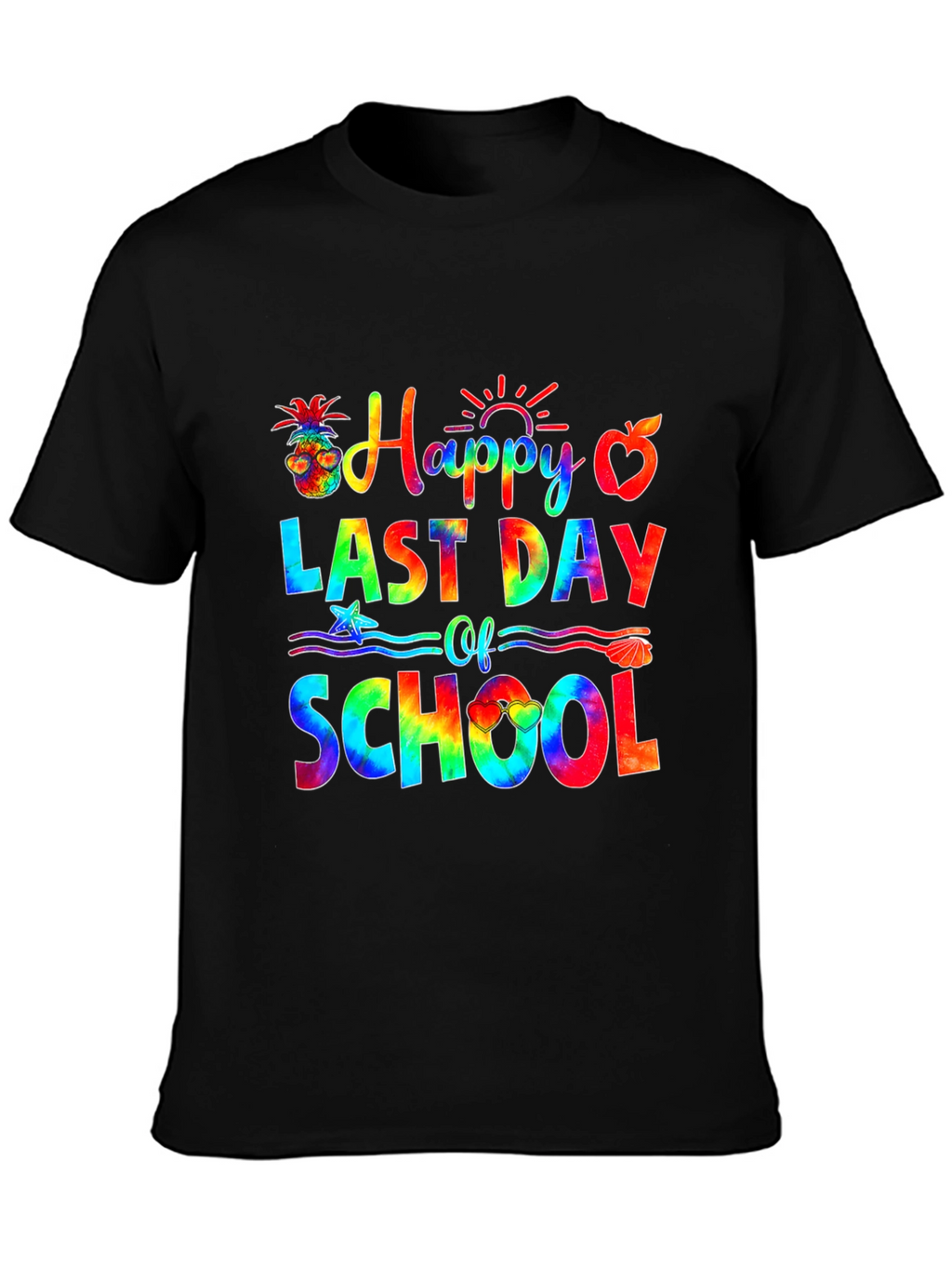 Happy Last Day of School Tie-Dye Graphic Tee