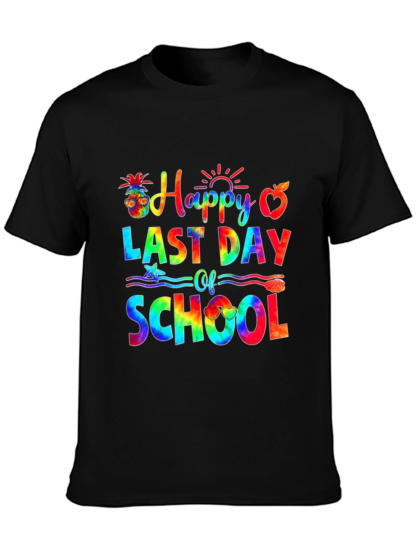 Happy Last Day of School Tie-Dye Graphic Tee