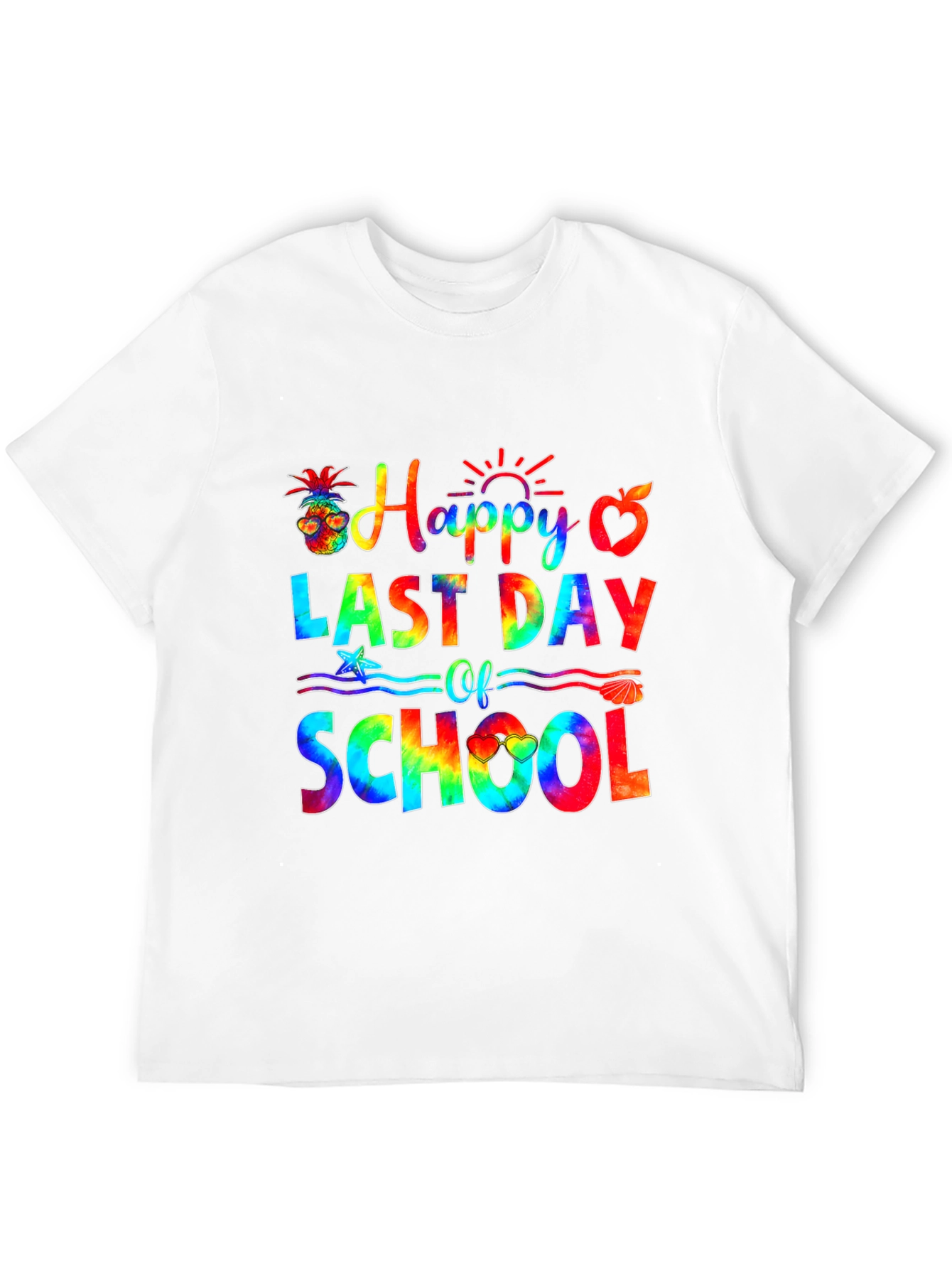 Happy Last Day of School Tie-Dye Graphic Tee