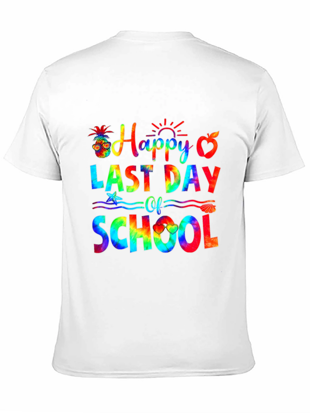 Happy Last Day of School Tie-Dye Graphic Tee