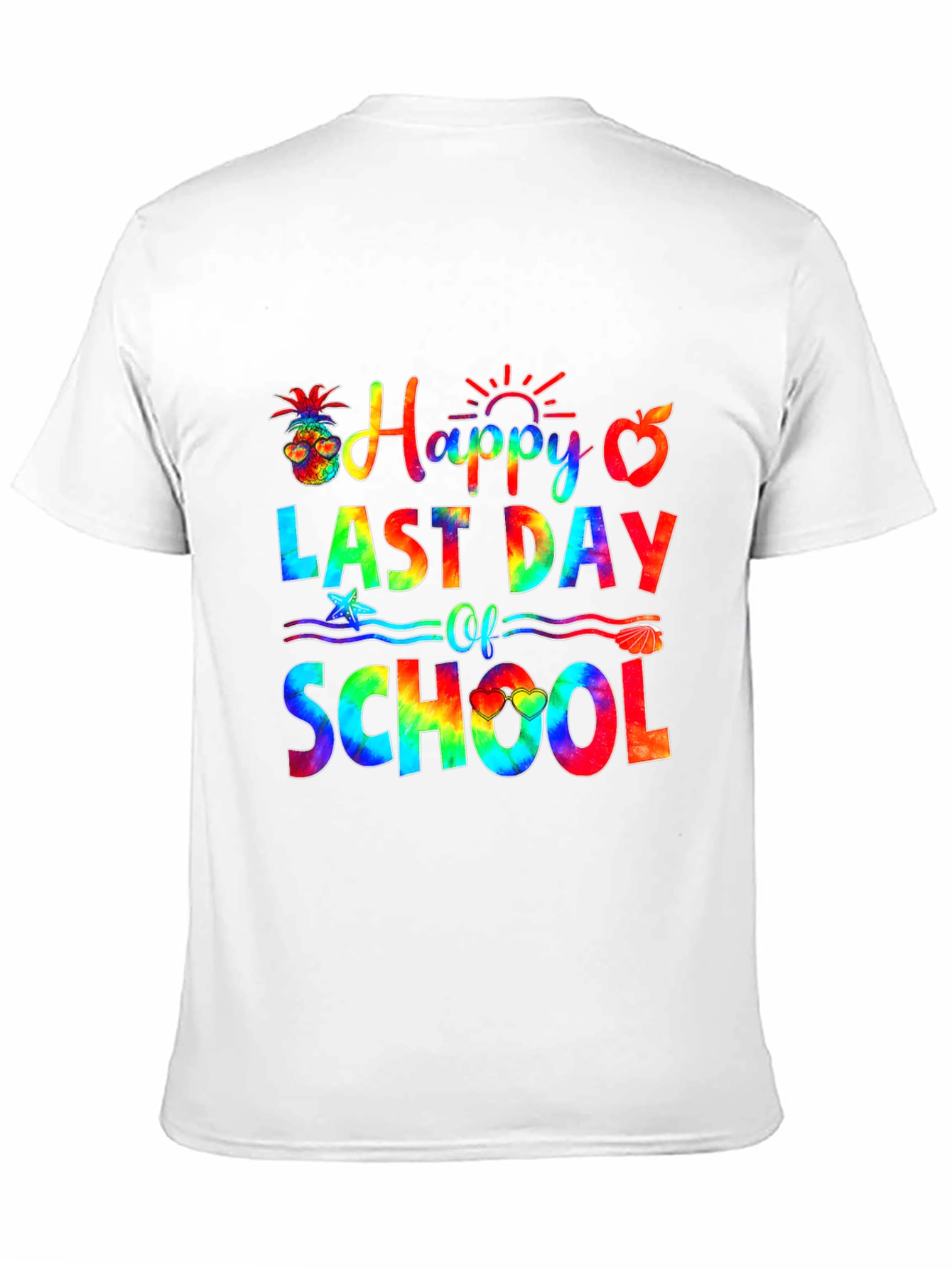 Happy Last Day of School Tie-Dye Graphic Tee