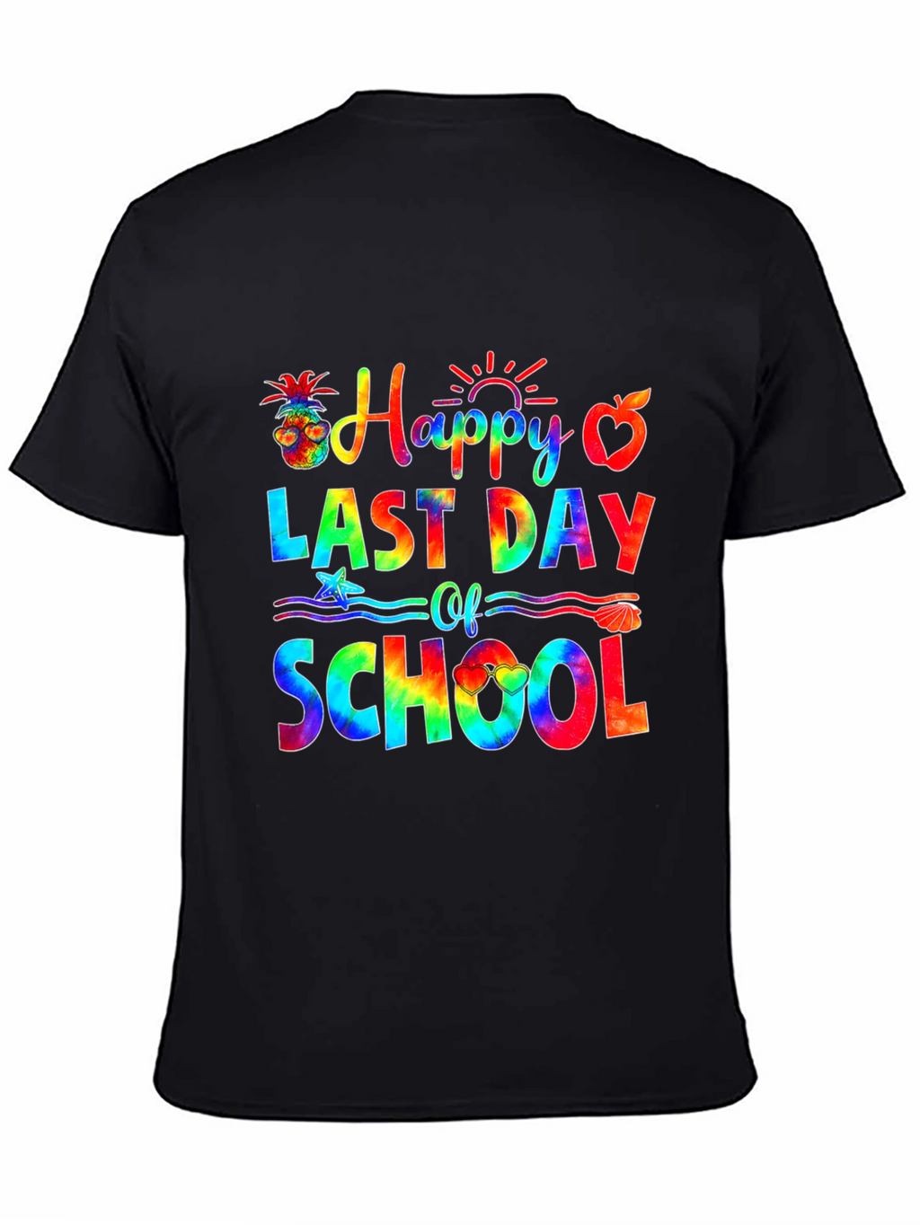 Happy Last Day of School Tie-Dye Graphic Tee
