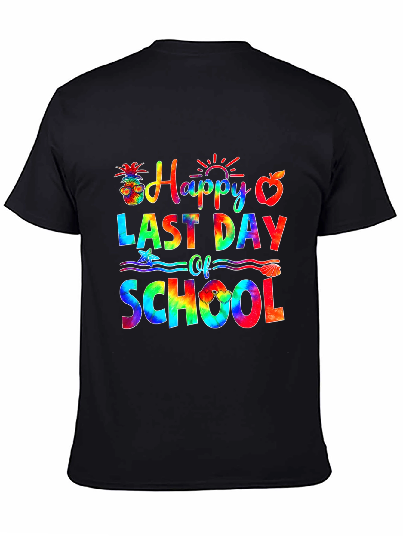 Happy Last Day of School Tie-Dye Graphic Tee
