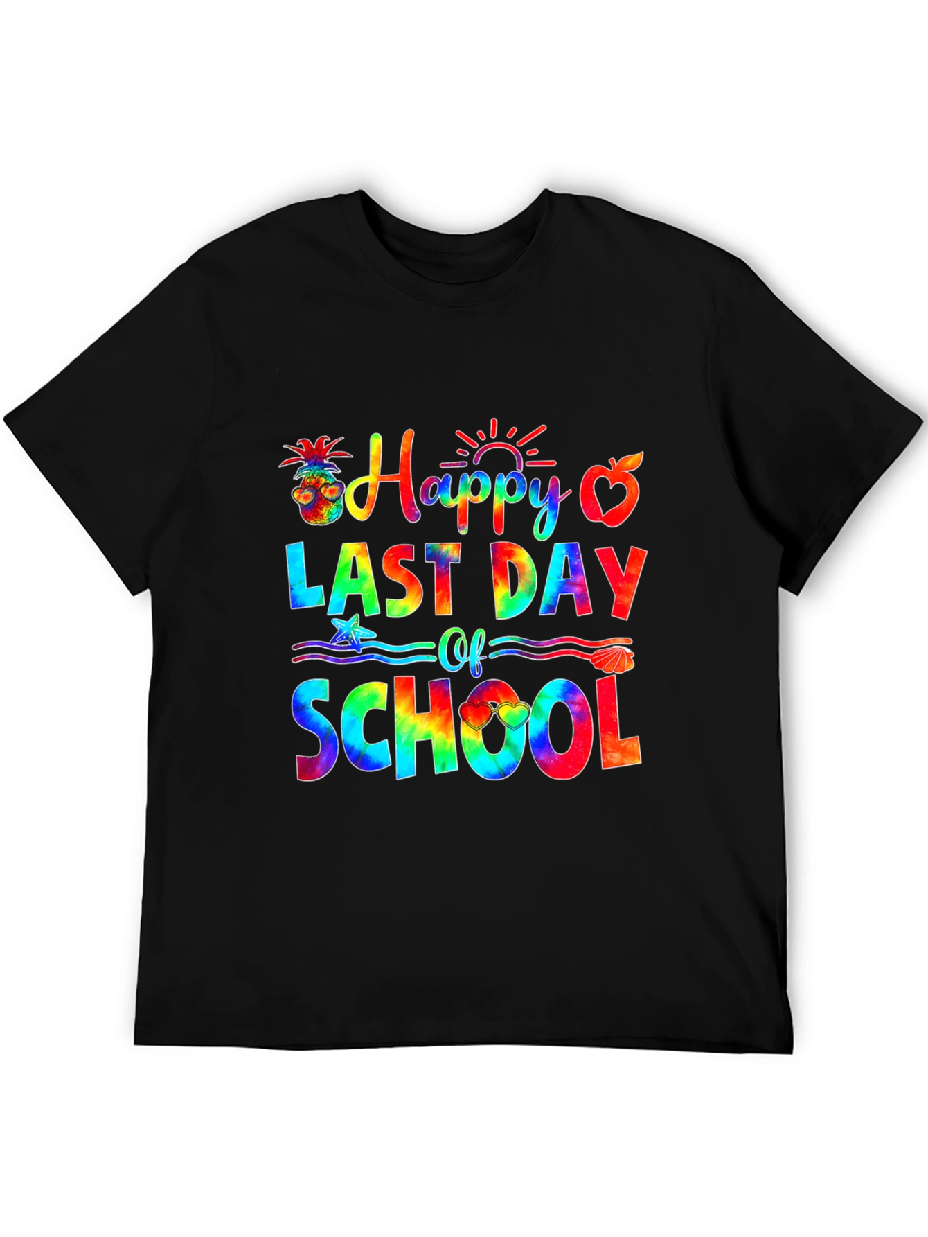Happy Last Day of School Tie-Dye Graphic Tee