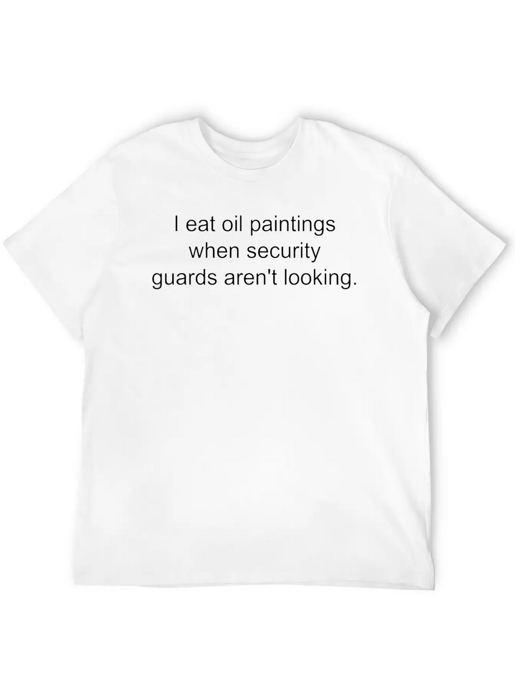 Oil Paintings Breathable Soft Cotton T-Shirt – Timeless Casual Look