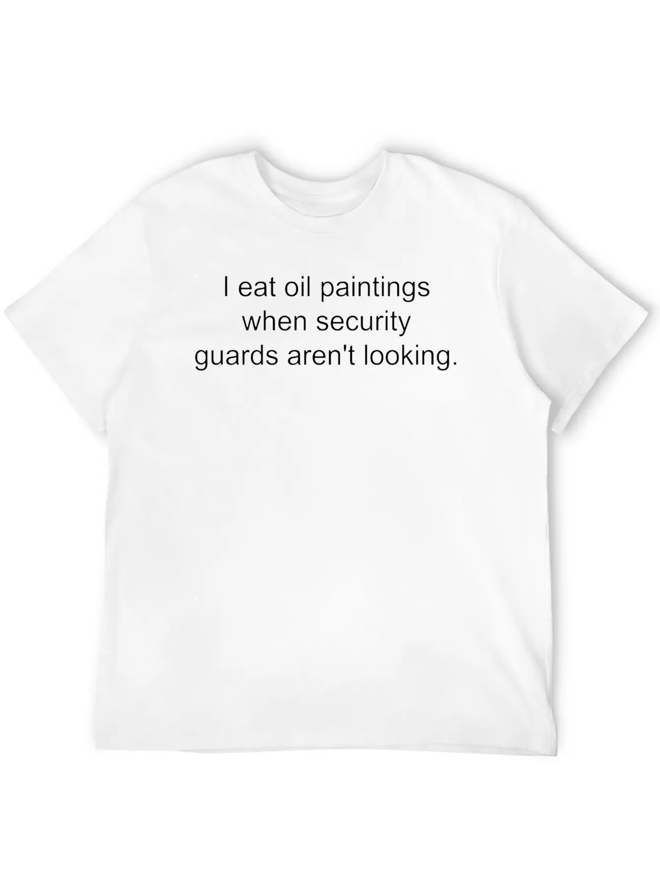 Oil Paintings Breathable Soft Cotton T-Shirt – Timeless Casual Look