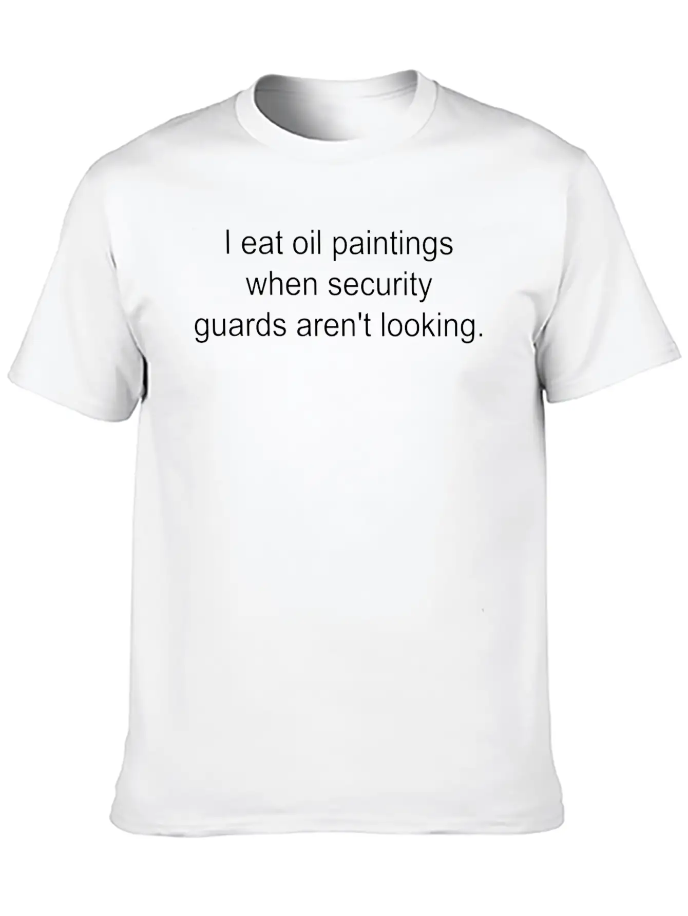 Oil Paintings Breathable Soft Cotton T-Shirt – Timeless Casual Look