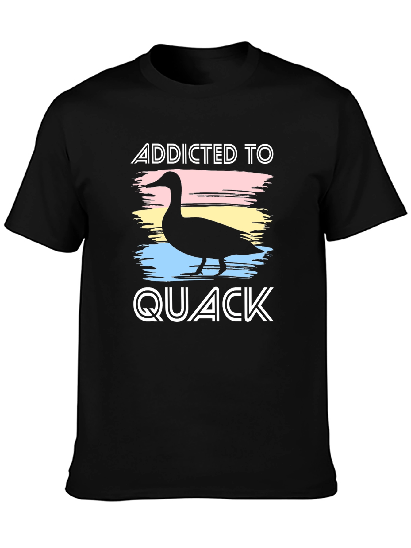 Addicted to Quack Black T-Shirt