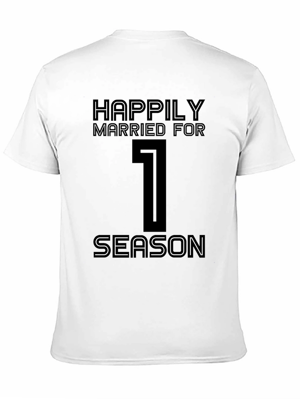 Happily Married For 1 Season Black T-Shirt
