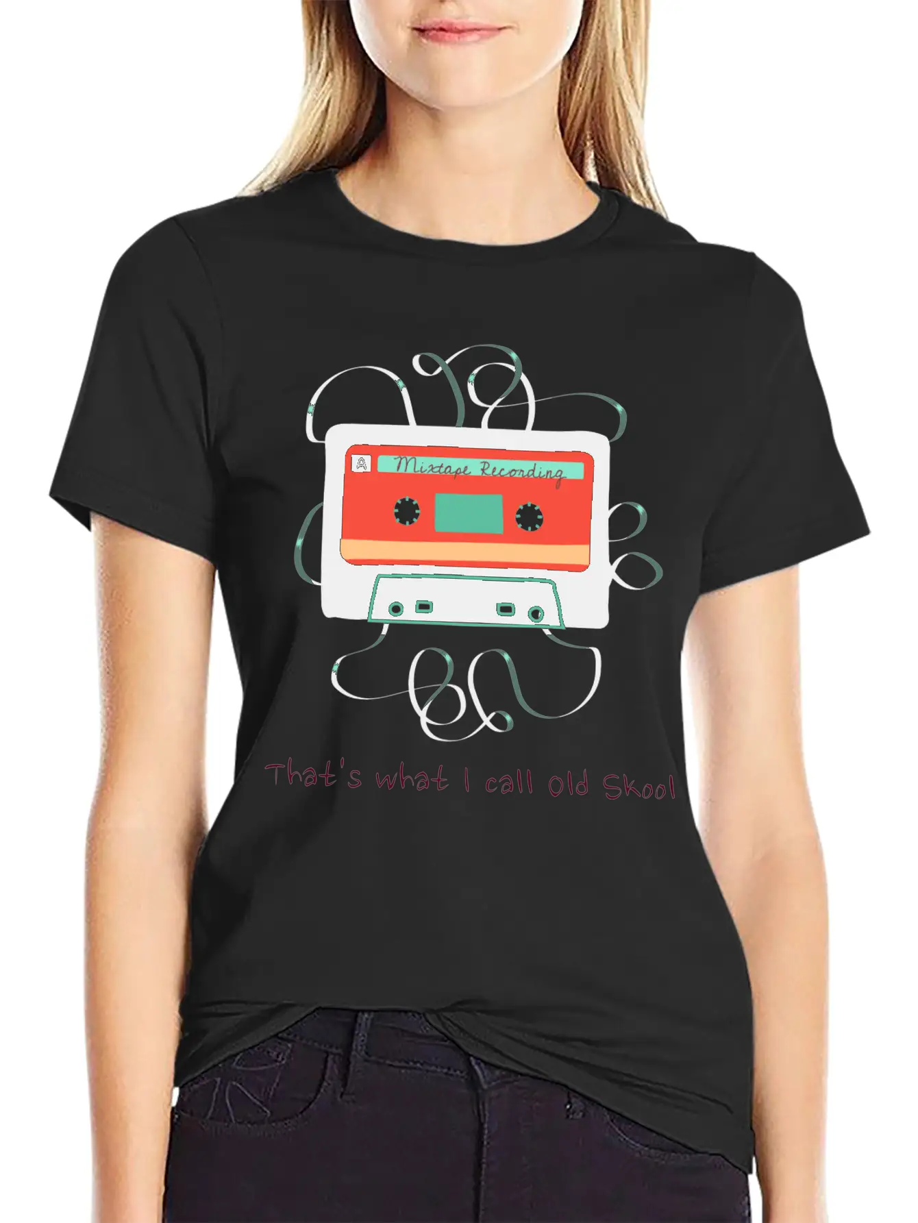 Old Cassette Mixtape: That´s What I Call Old Skool Casual Graphic T-Shirt – Simple And Comfortable Daily Wear