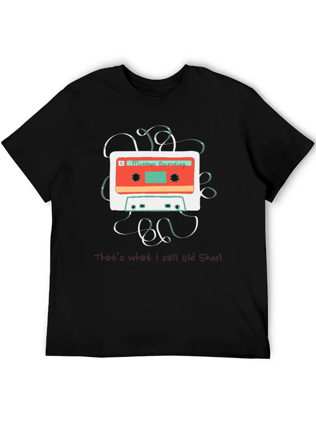 Old Cassette Mixtape: That´s What I Call Old Skool Casual Graphic T-Shirt – Simple And Comfortable Daily Wear