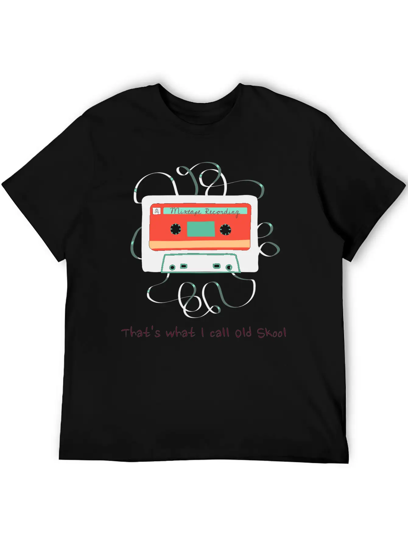 Old Cassette Mixtape: That´s What I Call Old Skool Casual Graphic T-Shirt – Simple And Comfortable Daily Wear