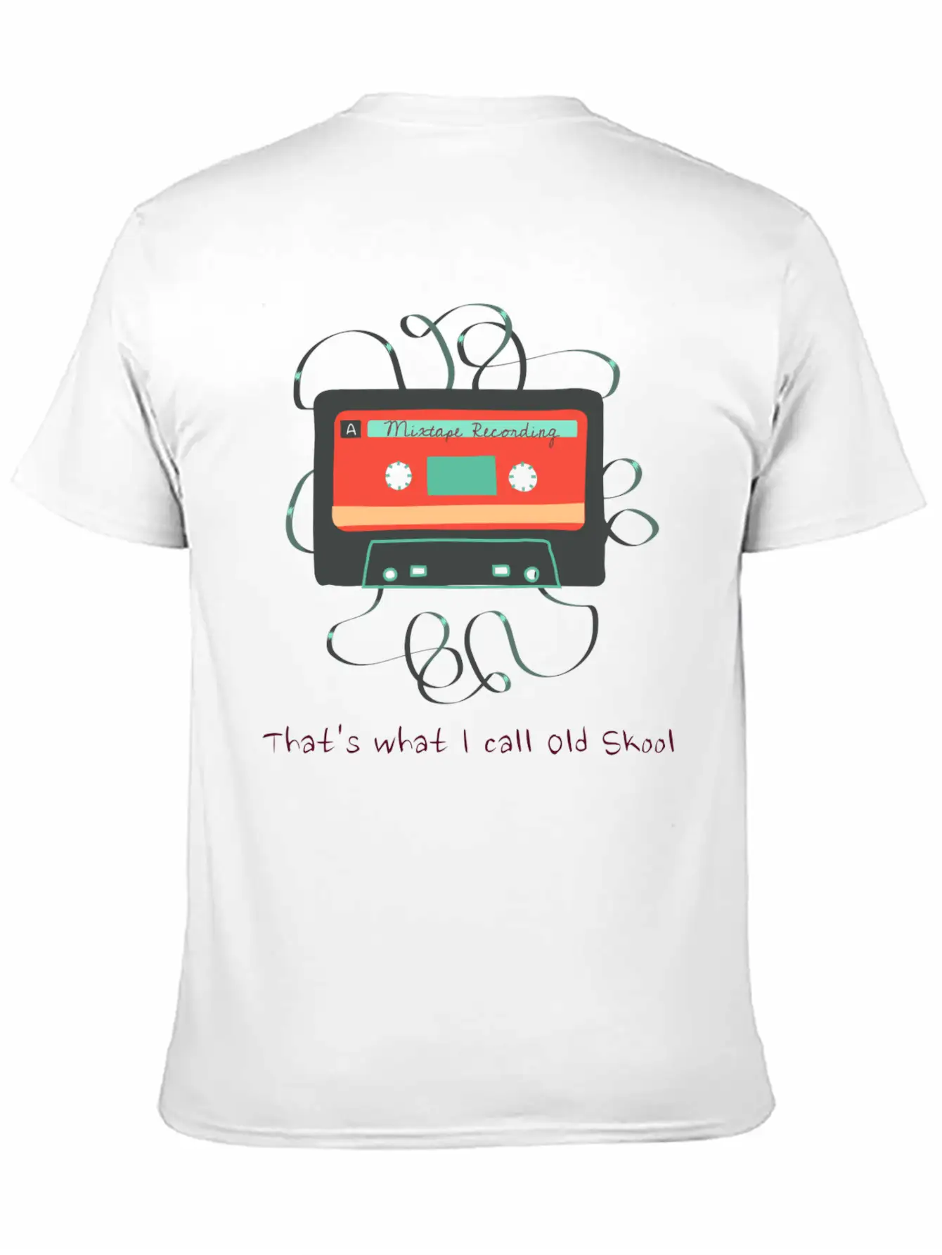 Old Cassette Mixtape: That´s What I Call Old Skool Casual Graphic T-Shirt – Simple And Comfortable Daily Wear
