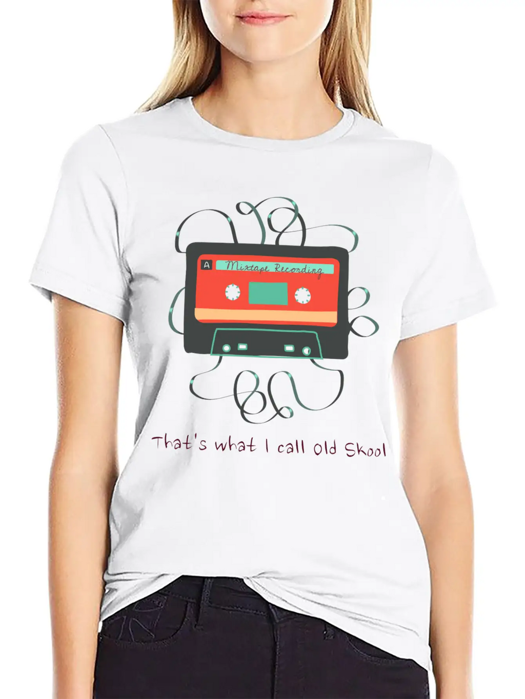 Old Cassette Mixtape: That´s What I Call Old Skool Casual Graphic T-Shirt – Simple And Comfortable Daily Wear