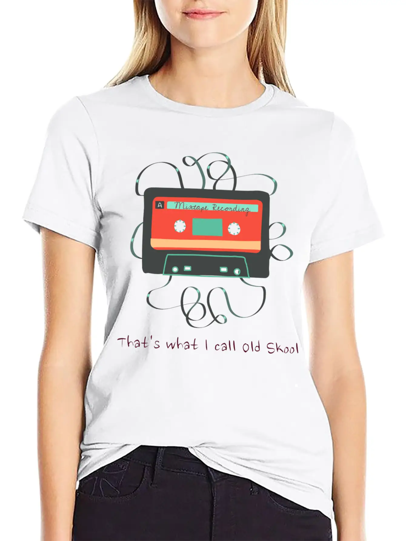 Old Cassette Mixtape: That´s What I Call Old Skool Casual Graphic T-Shirt – Simple And Comfortable Daily Wear