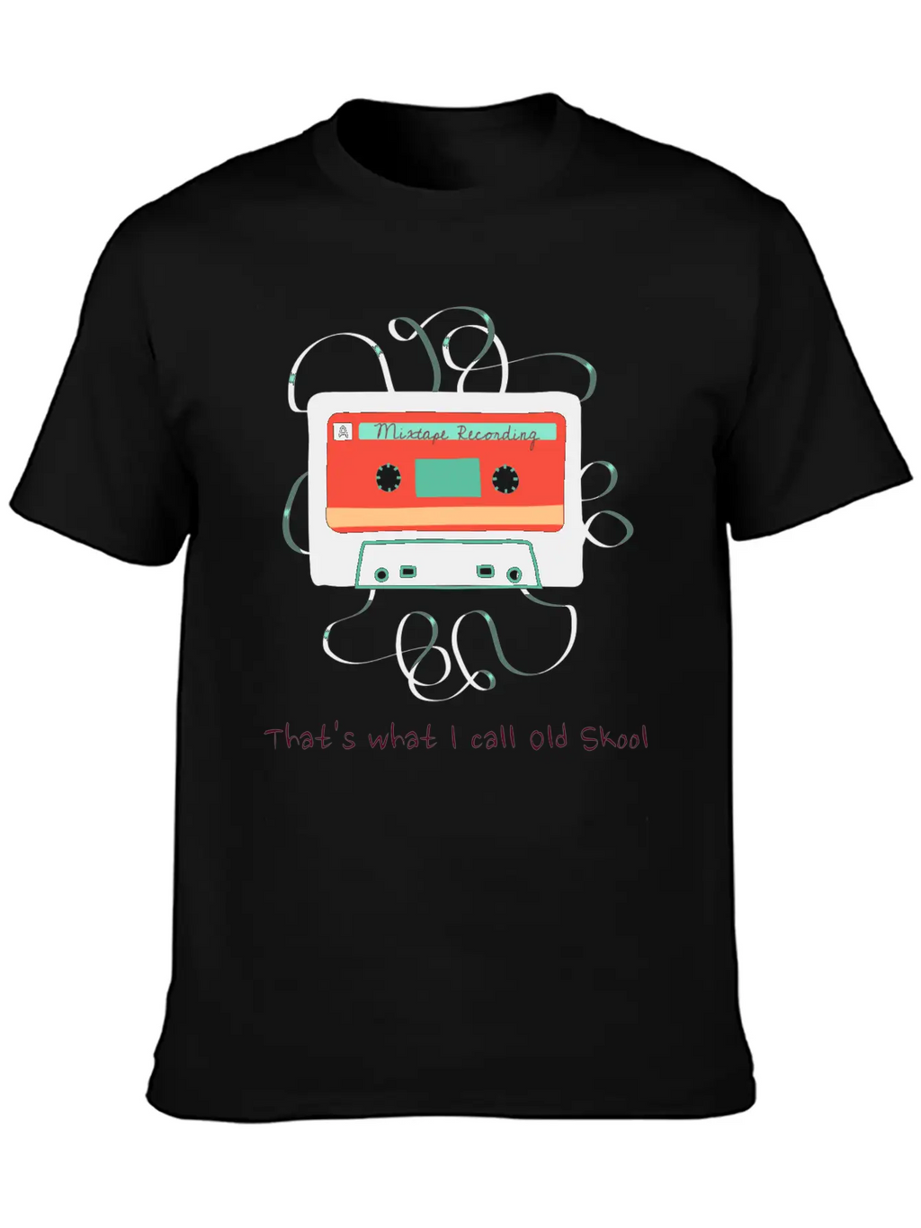 Old Cassette Mixtape: That´s What I Call Old Skool Casual Graphic T-Shirt – Simple And Comfortable Daily Wear