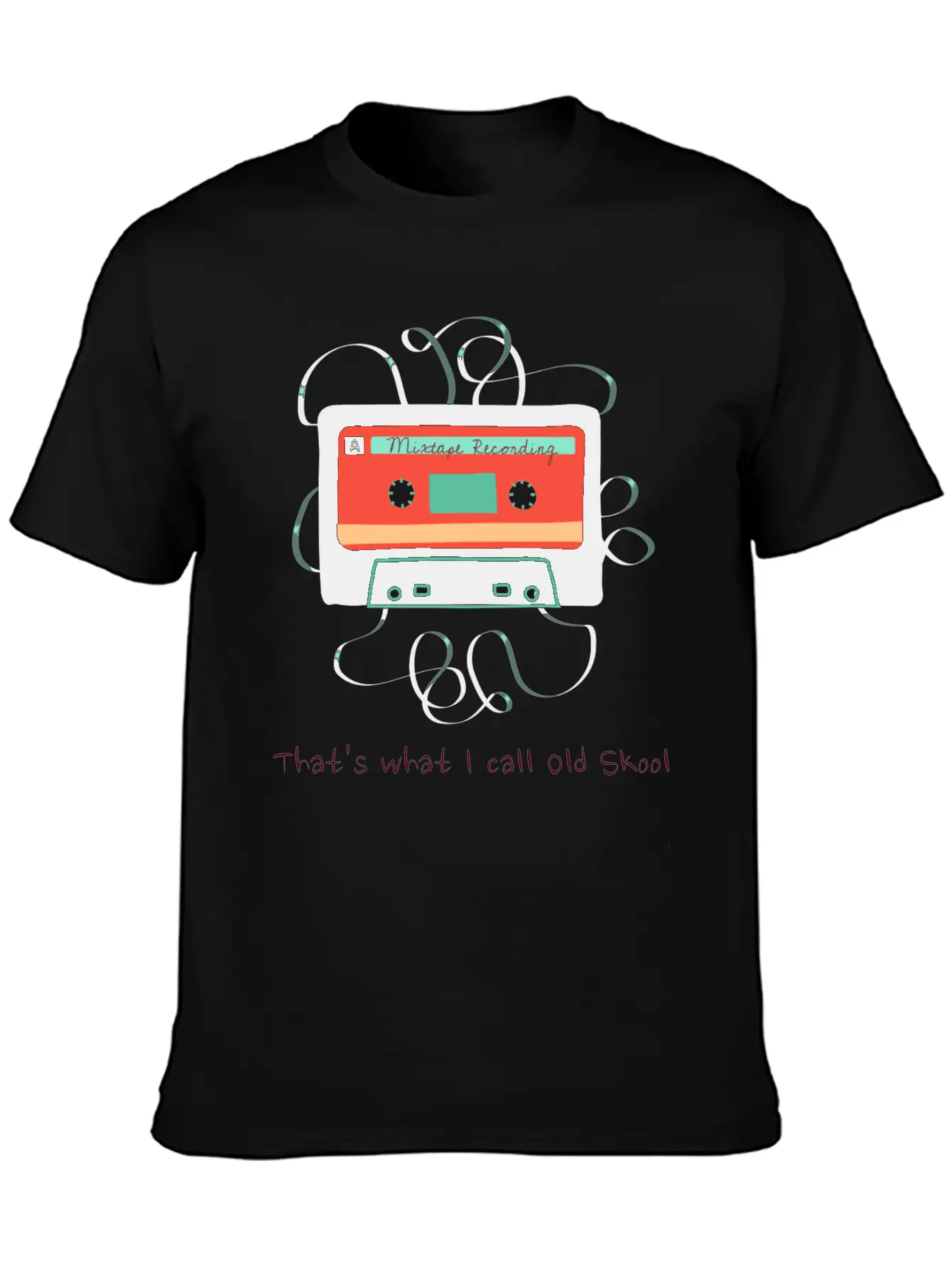 Old Cassette Mixtape: That´s What I Call Old Skool Casual Graphic T-Shirt – Simple And Comfortable Daily Wear