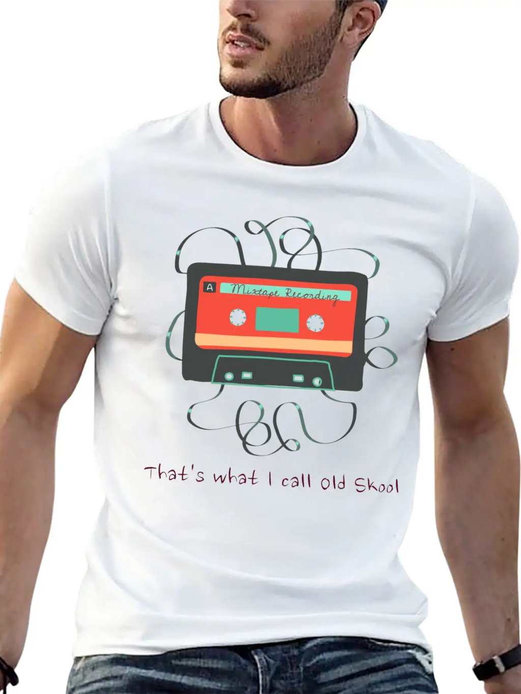 Old Cassette Mixtape: That´s What I Call Old Skool Casual Graphic T-Shirt – Simple And Comfortable Daily Wear