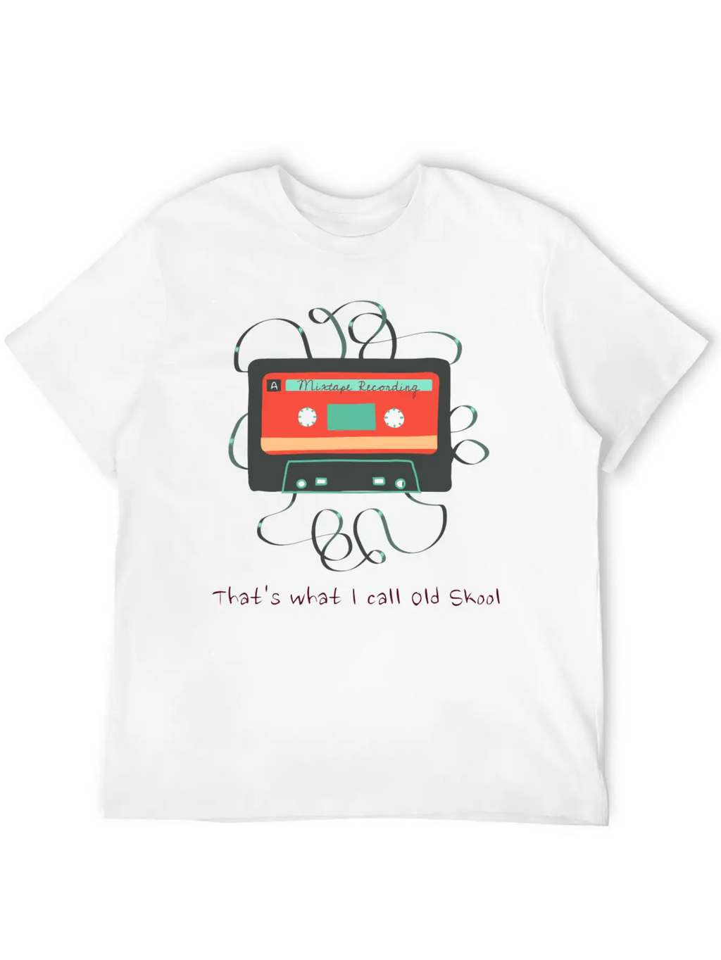 Old Cassette Mixtape: That´s What I Call Old Skool Casual Graphic T-Shirt – Simple And Comfortable Daily Wear