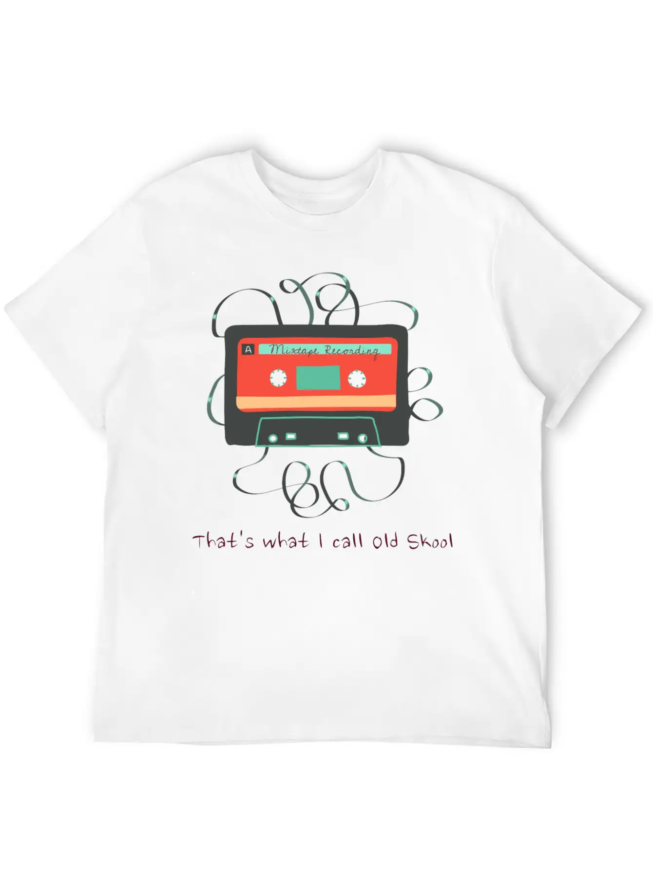 Old Cassette Mixtape: That´s What I Call Old Skool Casual Graphic T-Shirt – Simple And Comfortable Daily Wear