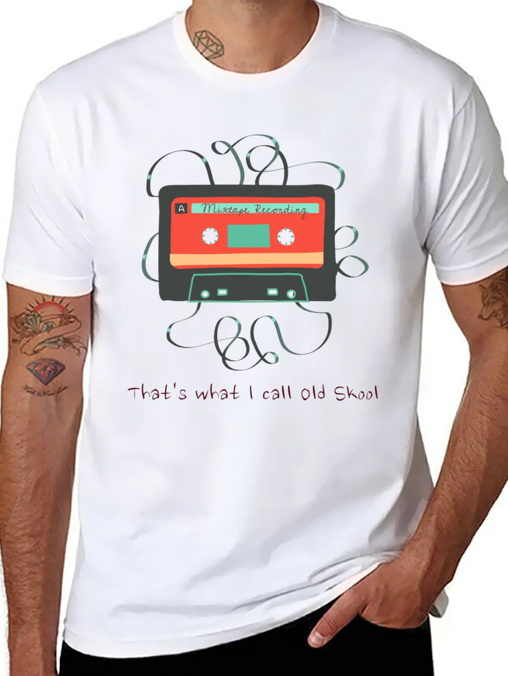 Old Cassette Mixtape: That´s What I Call Old Skool Casual Graphic T-Shirt – Simple And Comfortable Daily Wear
