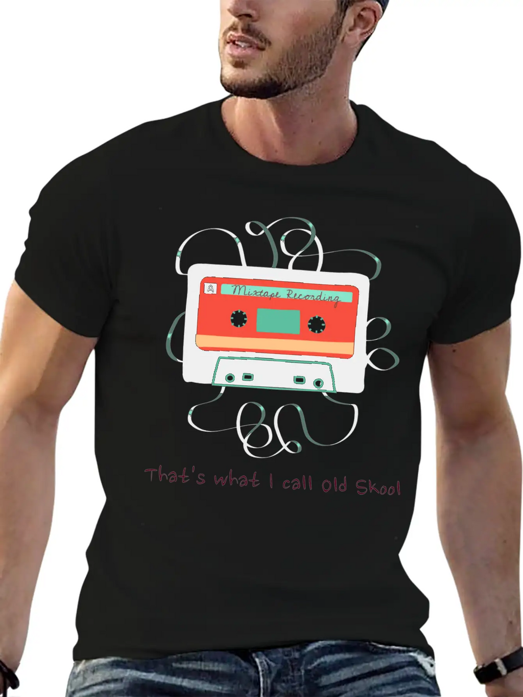 Old Cassette Mixtape: That´s What I Call Old Skool Casual Graphic T-Shirt – Simple And Comfortable Daily Wear