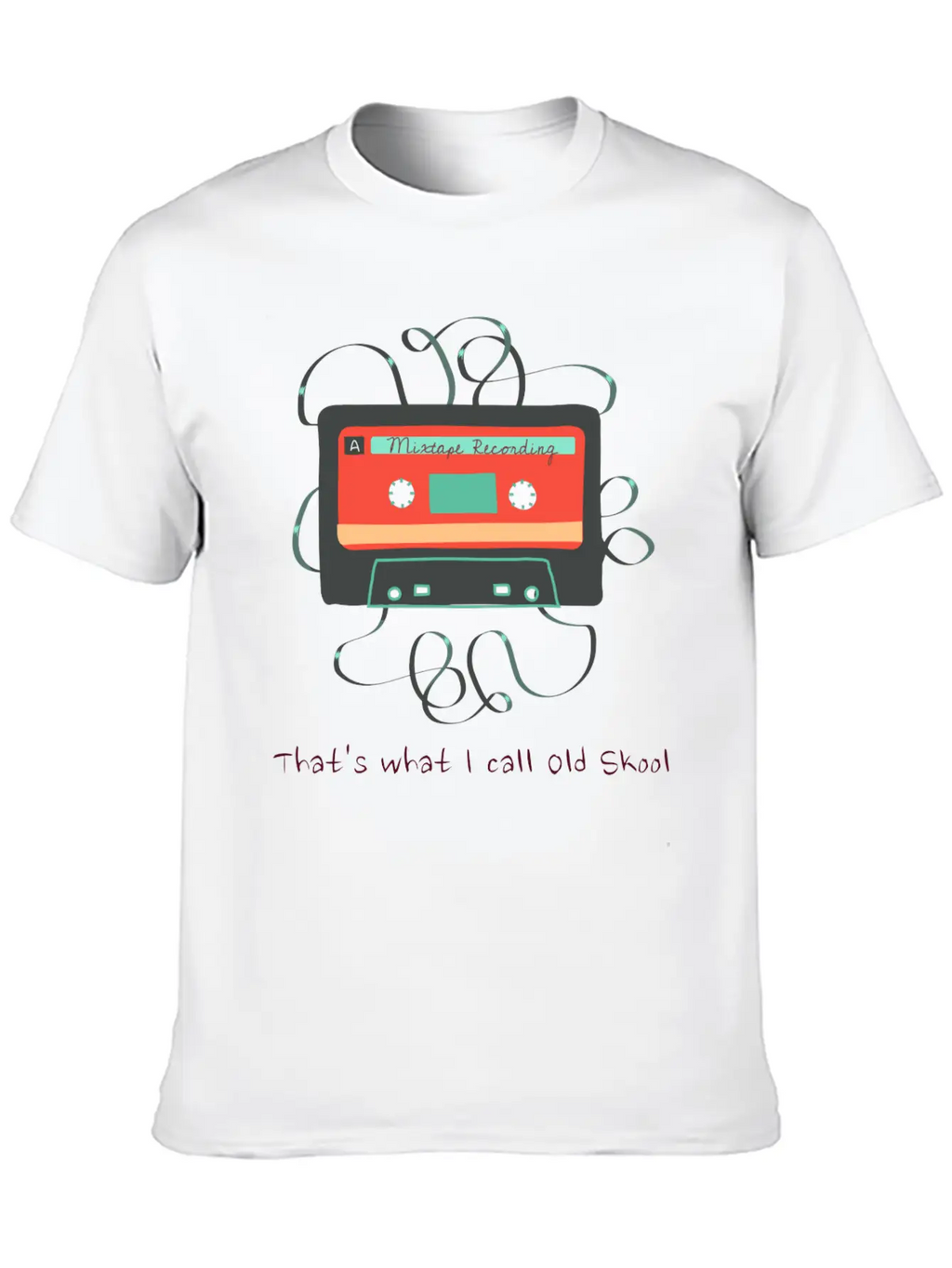 Old Cassette Mixtape: That´s What I Call Old Skool Casual Graphic T-Shirt – Simple And Comfortable Daily Wear