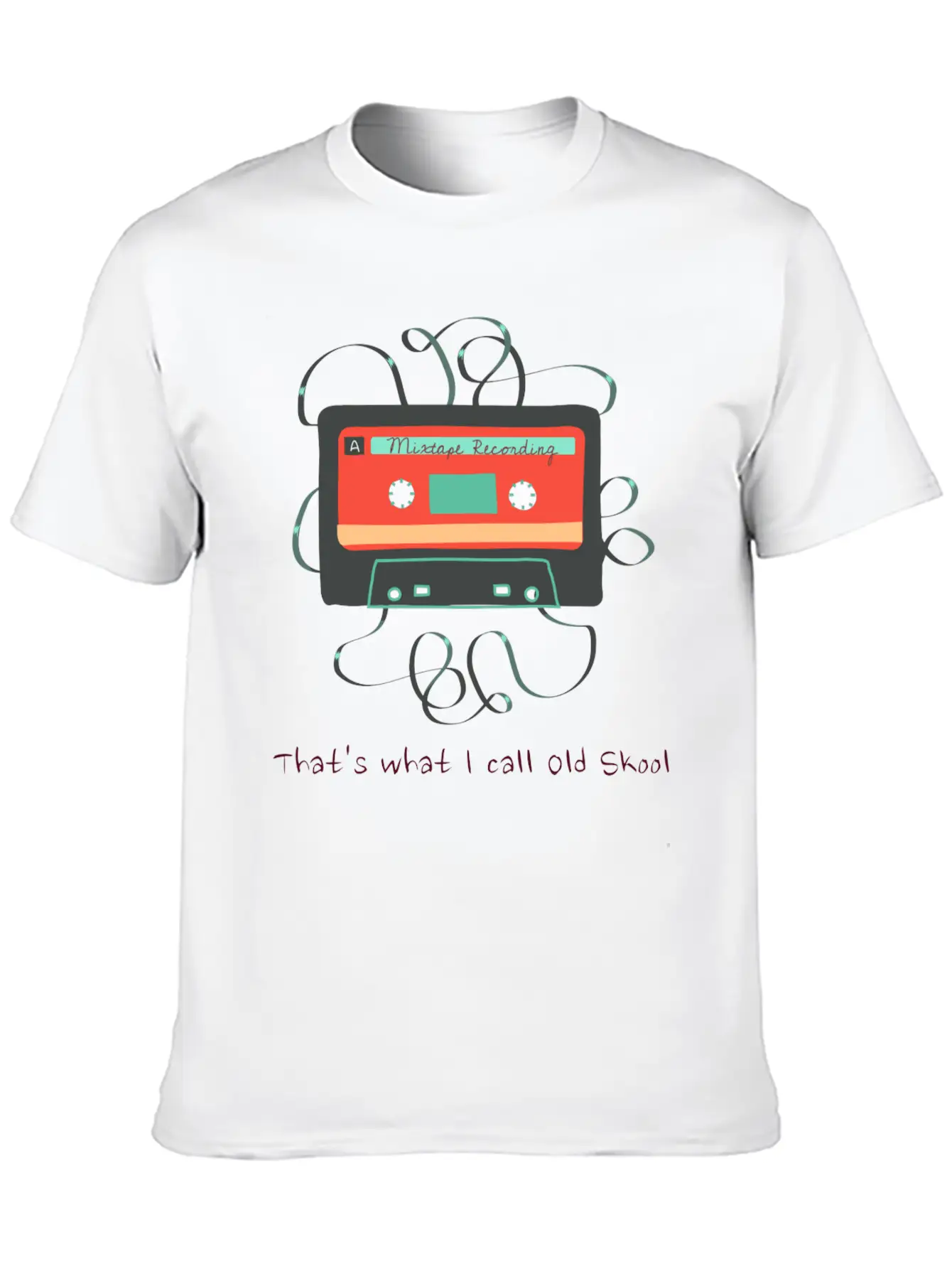 Old Cassette Mixtape: That´s What I Call Old Skool Casual Graphic T-Shirt – Simple And Comfortable Daily Wear
