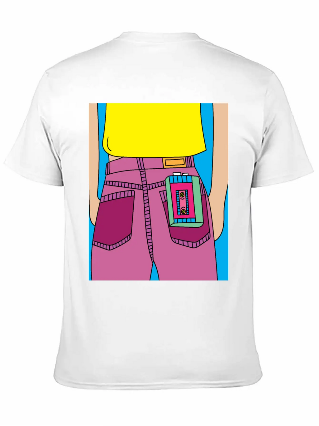 Old Colorful Stylish Retro Music Radios Unisex Short Sleeve Soft Cotton T-Shirt – Casual Everyday Wear