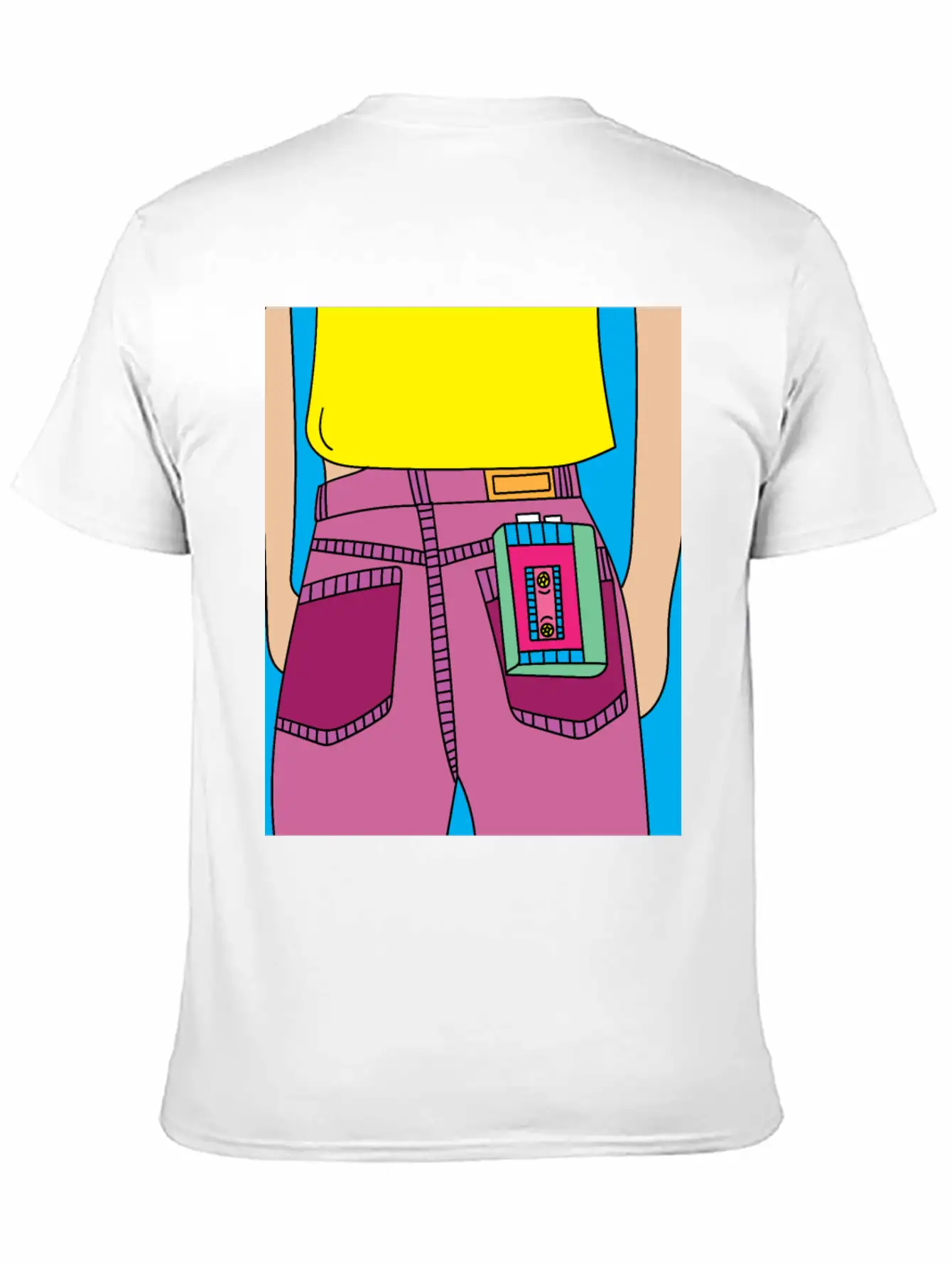 Old Colorful Stylish Retro Music Radios Unisex Short Sleeve Soft Cotton T-Shirt – Casual Everyday Wear
