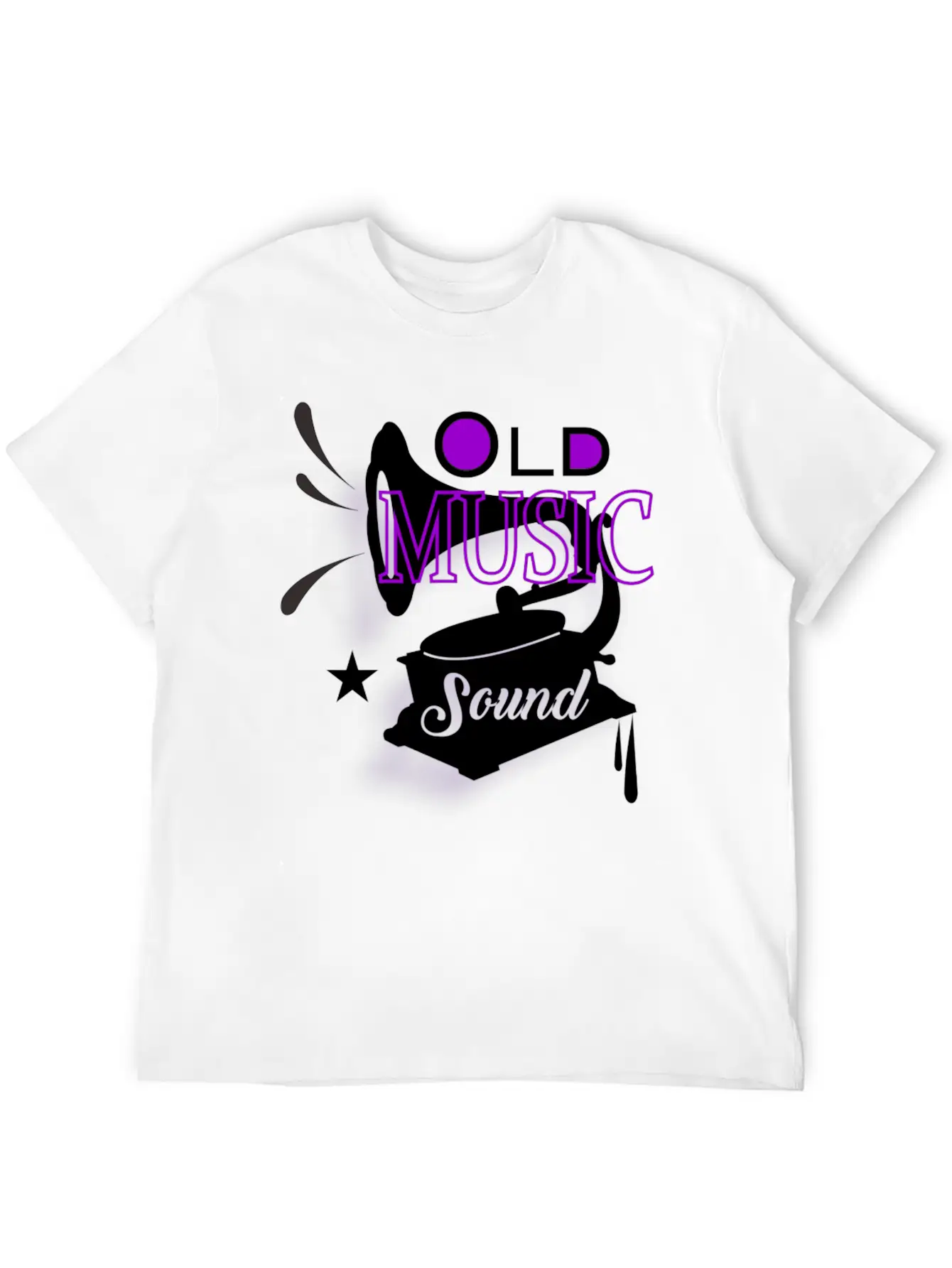 Old Music Sound Essential Cotton Tee For Daily Outfits – Unisex Style