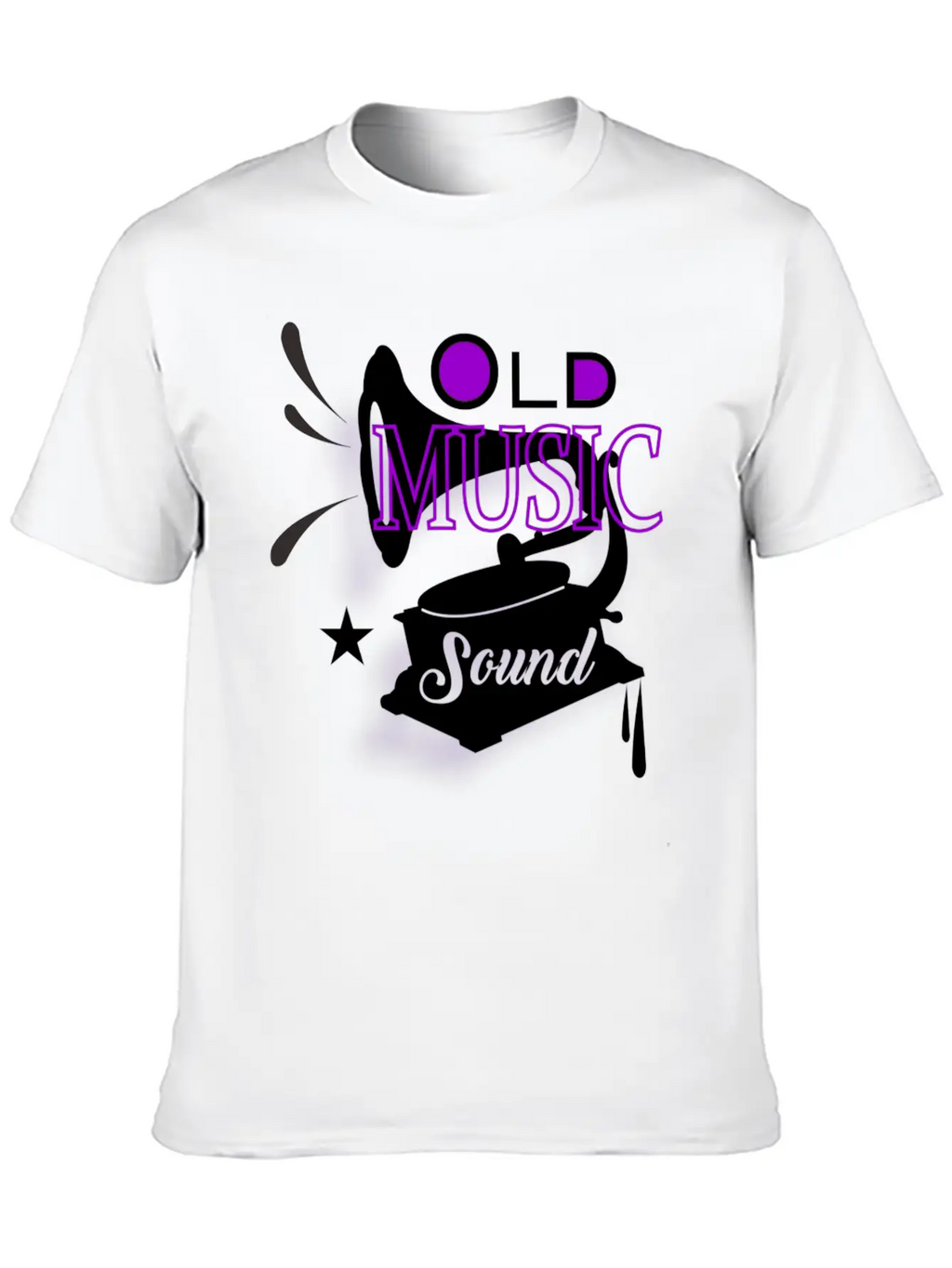Old Music Sound Essential Cotton Tee For Daily Outfits – Unisex Style