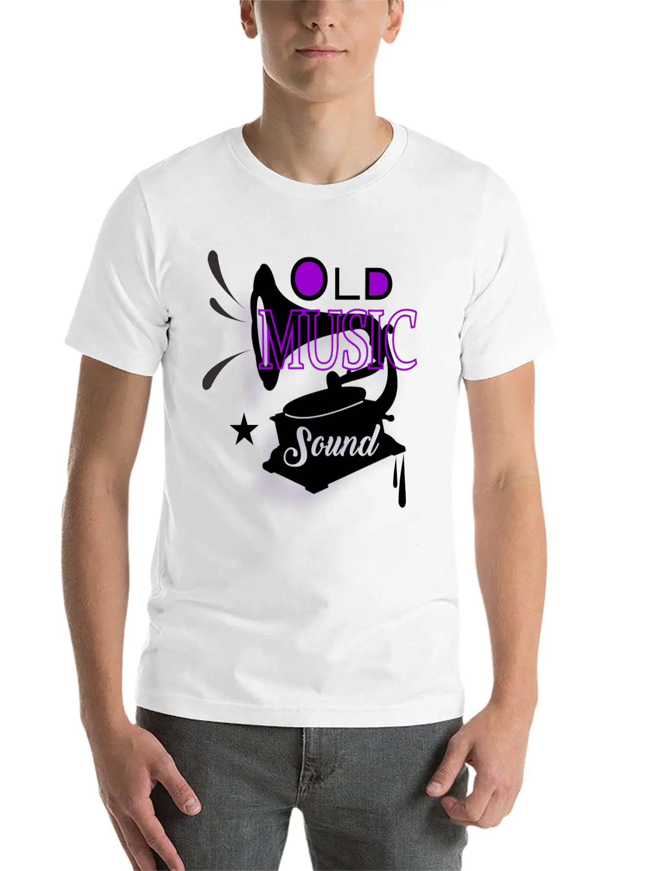 Old Music Sound Essential Cotton Tee For Daily Outfits – Unisex Style