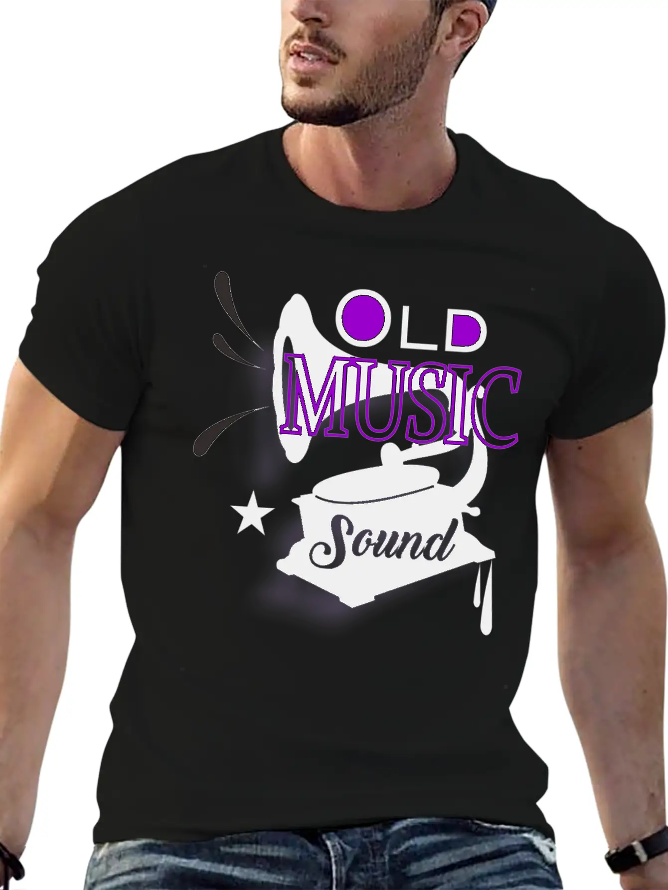 Old Music Sound Essential Cotton Tee For Daily Outfits – Unisex Style