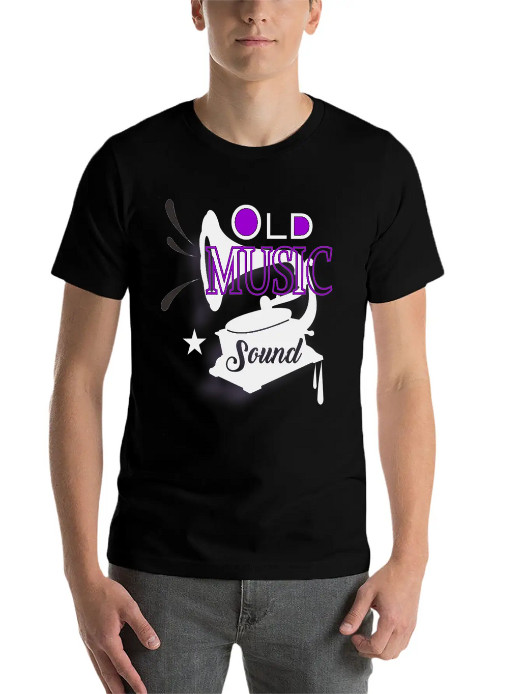 Old Music Sound Essential Cotton Tee For Daily Outfits – Unisex Style