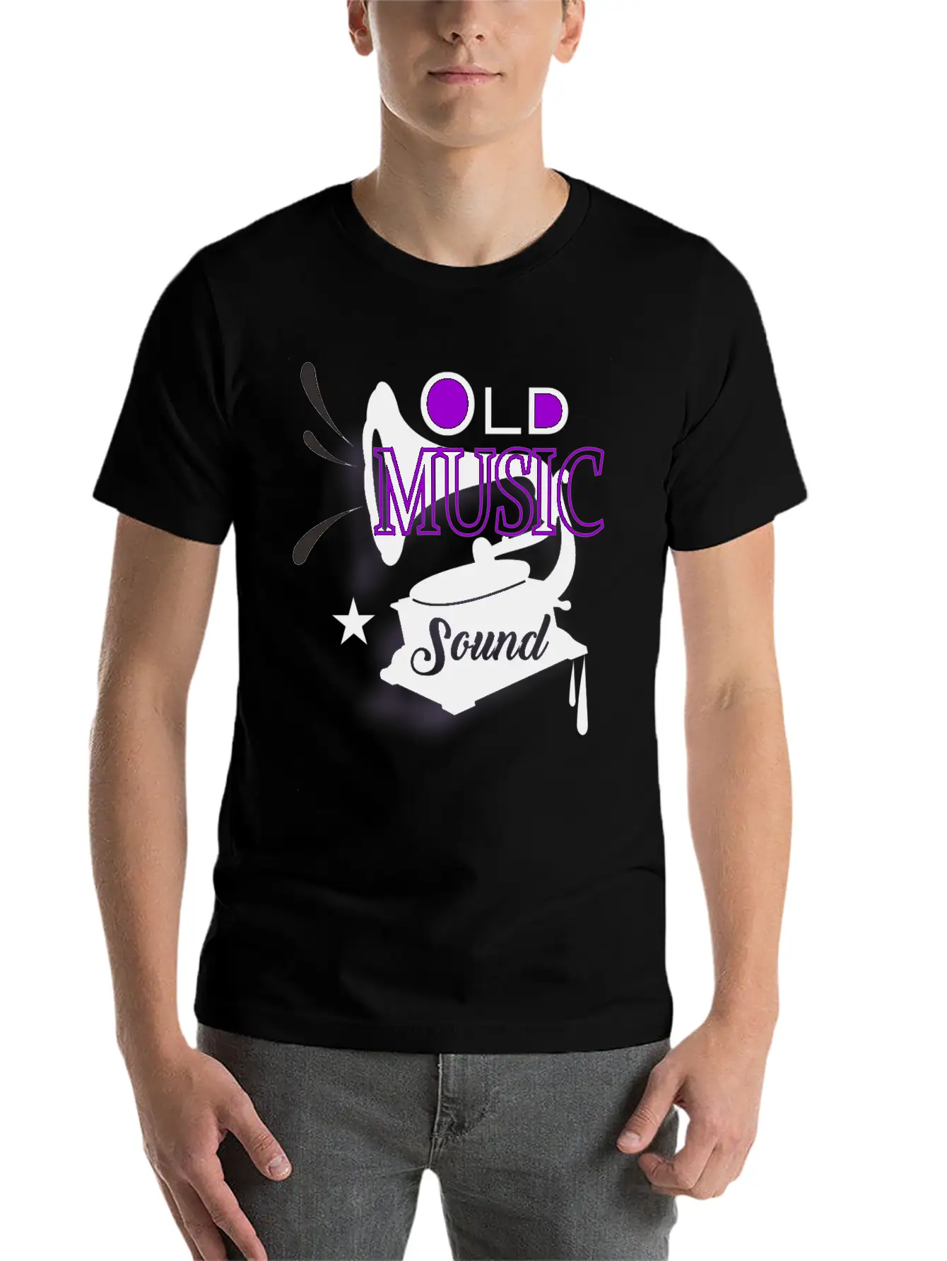 Old Music Sound Essential Cotton Tee For Daily Outfits – Unisex Style
