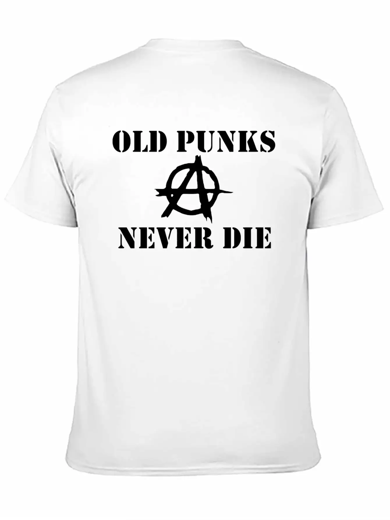 OLD PUNK ROCK Unisex Casual T-Shirt – Clean Design For Daily Comfort