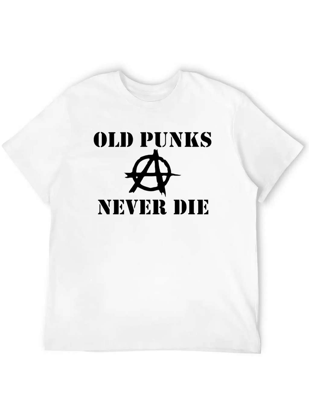 OLD PUNK ROCK Unisex Casual T-Shirt – Clean Design For Daily Comfort