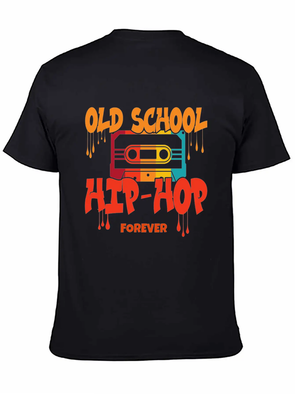 Old School Hip Hop Design Unisex Casual T-Shirt – Clean Design For Daily Comfort