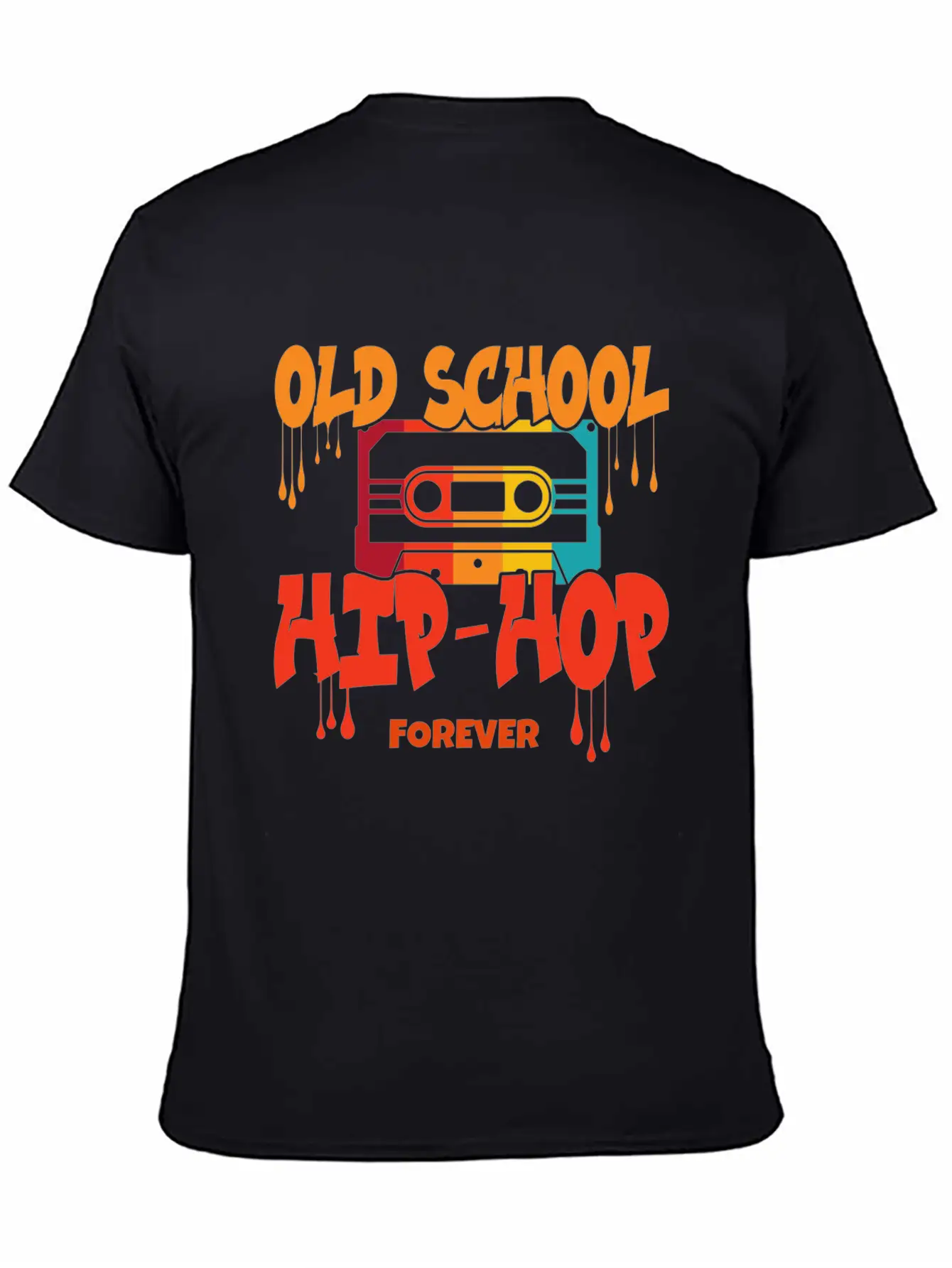 Old School Hip Hop Design Unisex Casual T-Shirt – Clean Design For Daily Comfort