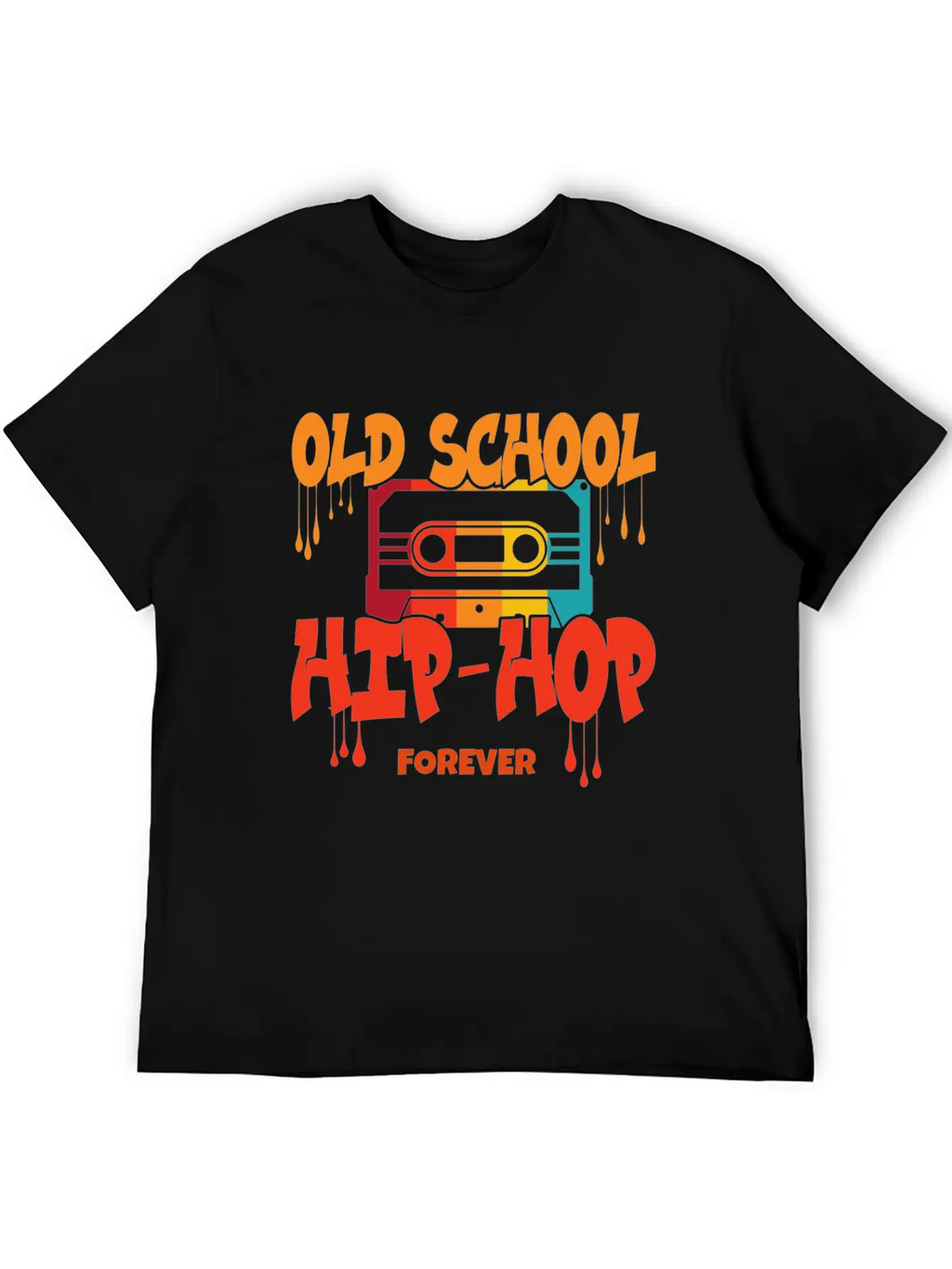 Old School Hip Hop Design Unisex Casual T-Shirt – Clean Design For Daily Comfort