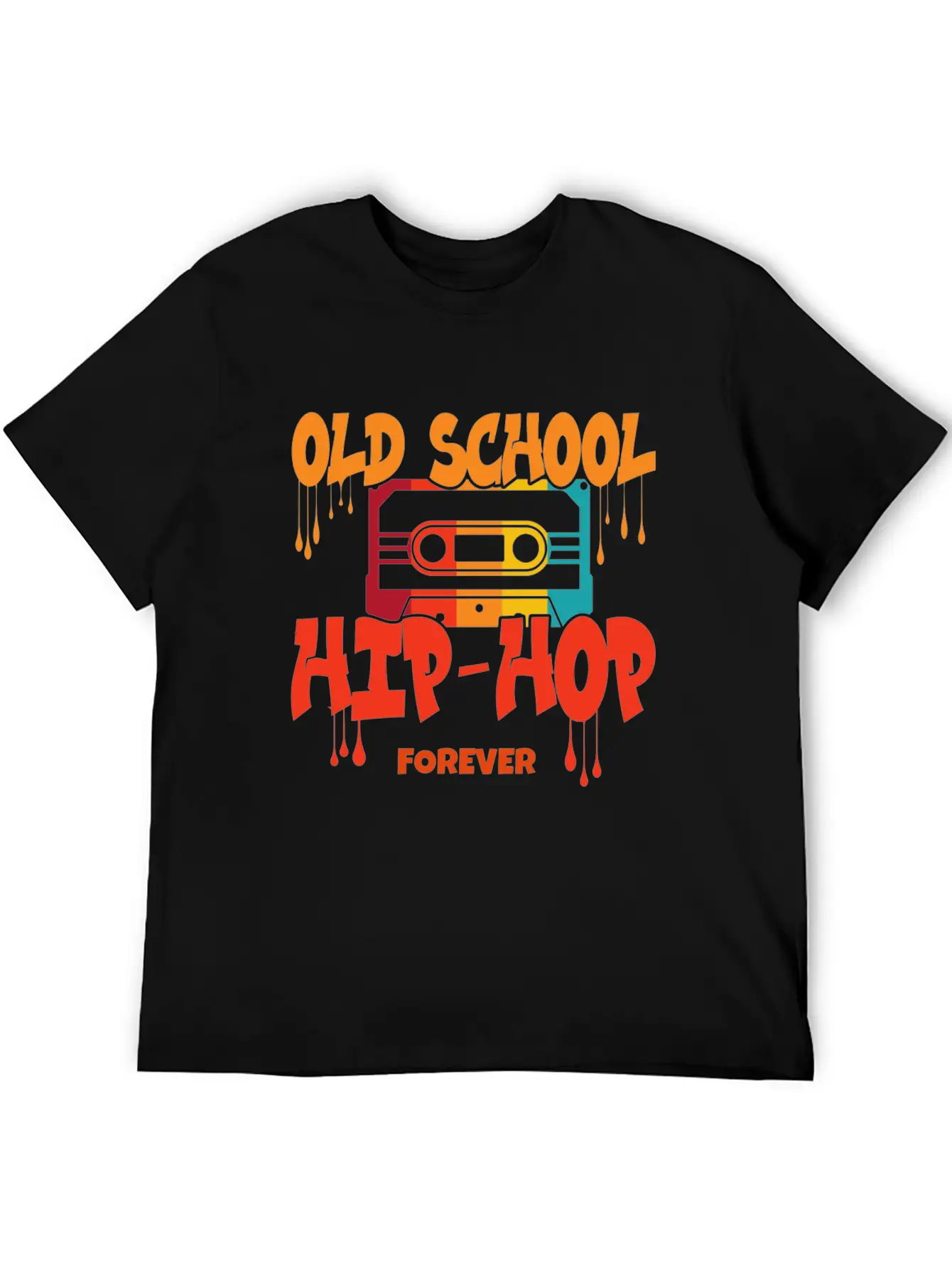 Old School Hip Hop Design Unisex Casual T-Shirt – Clean Design For Daily Comfort