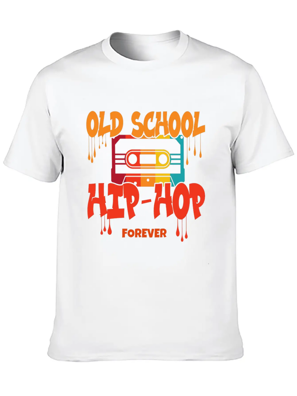Old School Hip Hop Design Unisex Casual T-Shirt – Clean Design For Daily Comfort