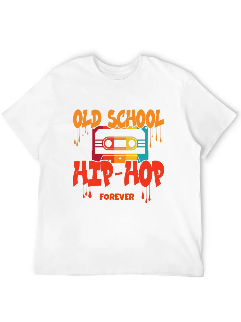 Old School Hip Hop Design Unisex Casual T-Shirt – Clean Design For Daily Comfort