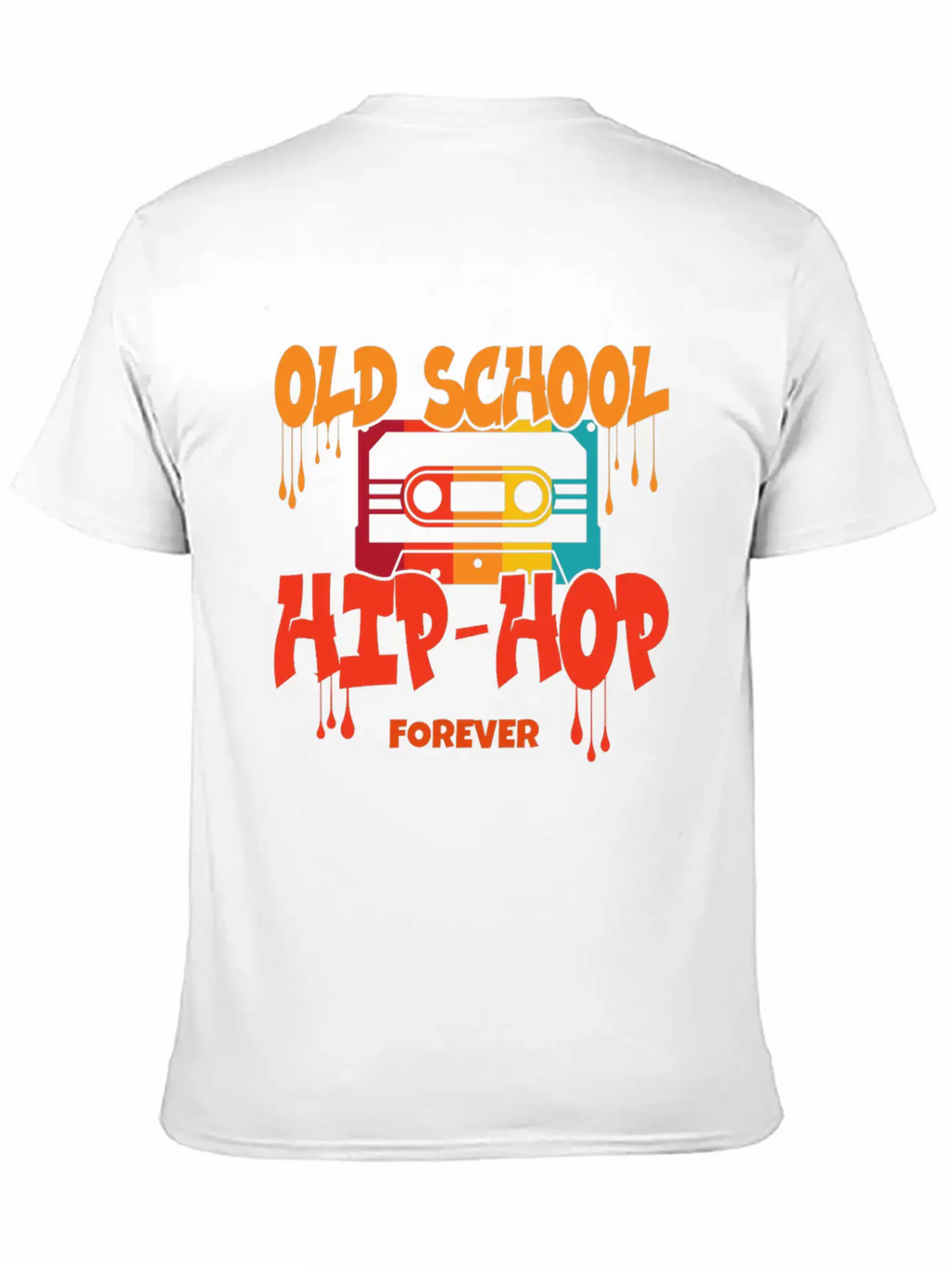 Old School Hip Hop Design Unisex Casual T-Shirt – Clean Design For Daily Comfort