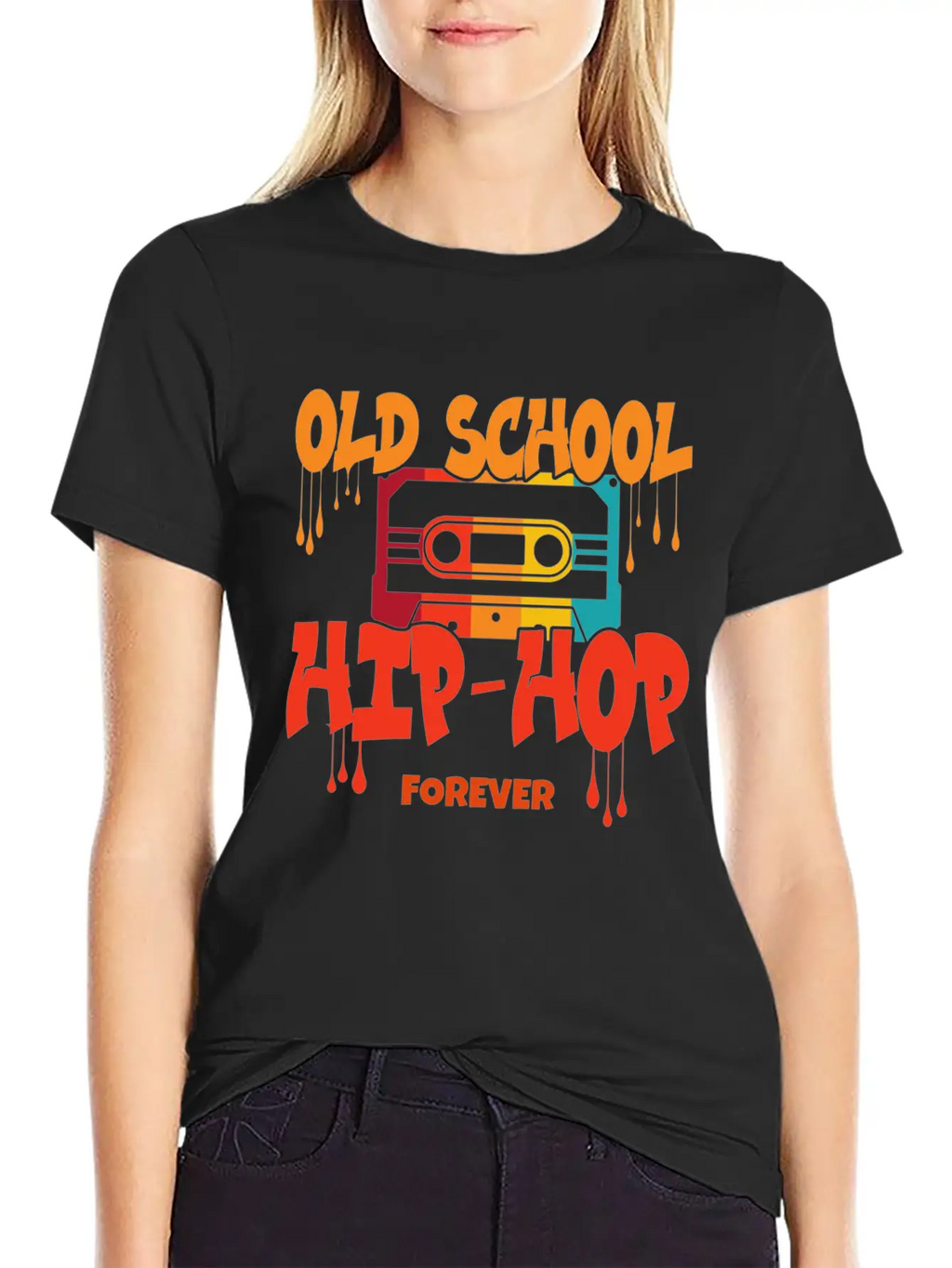 Old School Hip Hop Design Unisex Casual T-Shirt – Clean Design For Daily Comfort