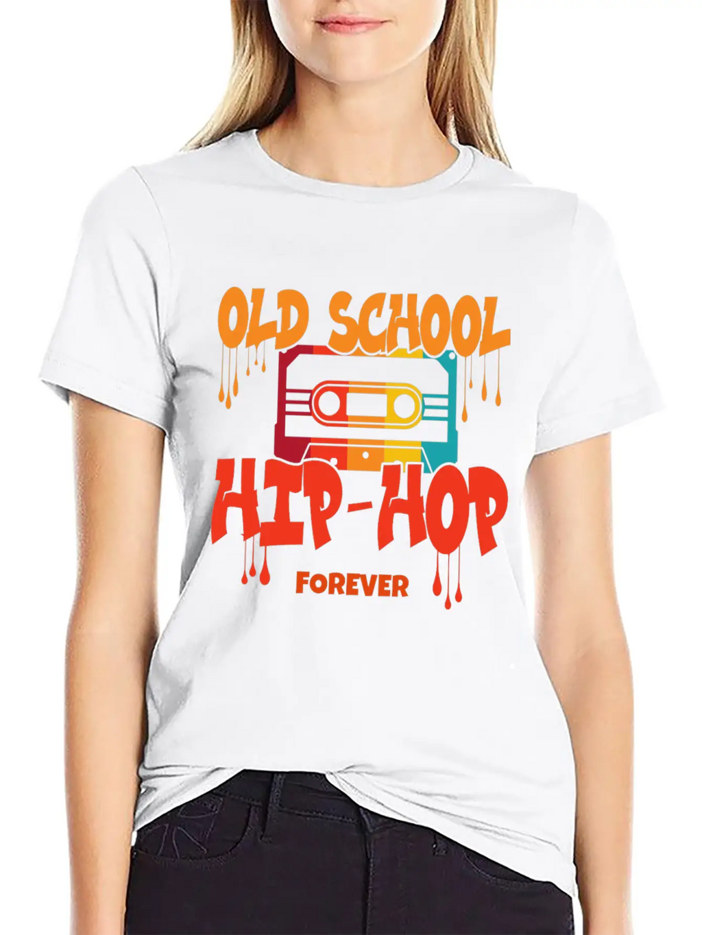 Old School Hip Hop Design Unisex Casual T-Shirt – Clean Design For Daily Comfort